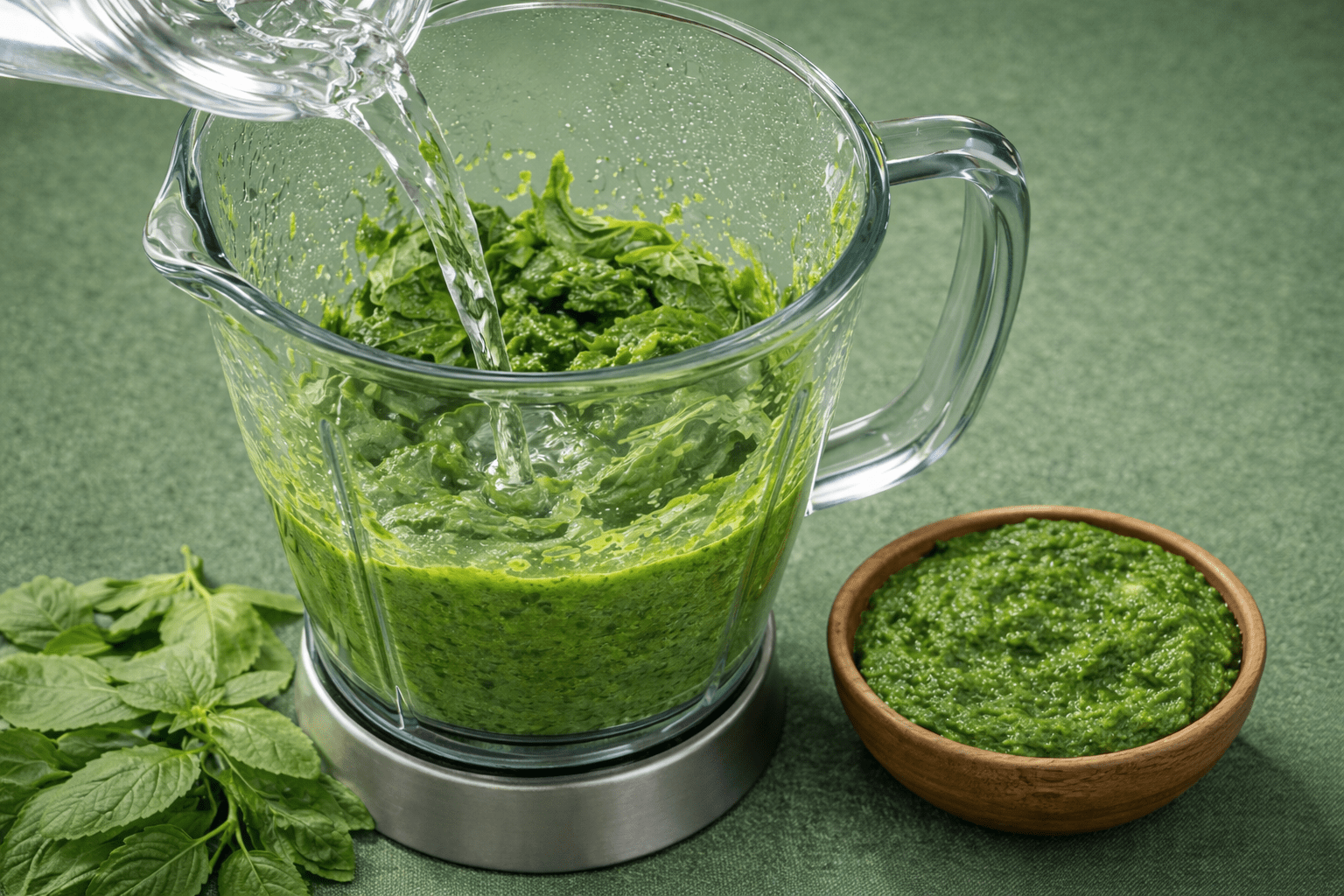 Clear acne and remove pimples. using tulsi