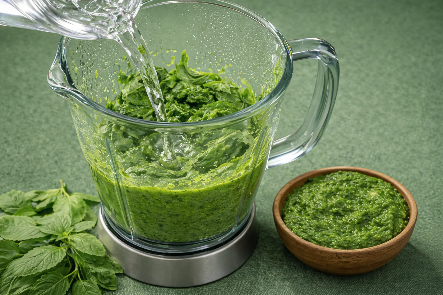 Clear acne and remove pimples. using tulsi