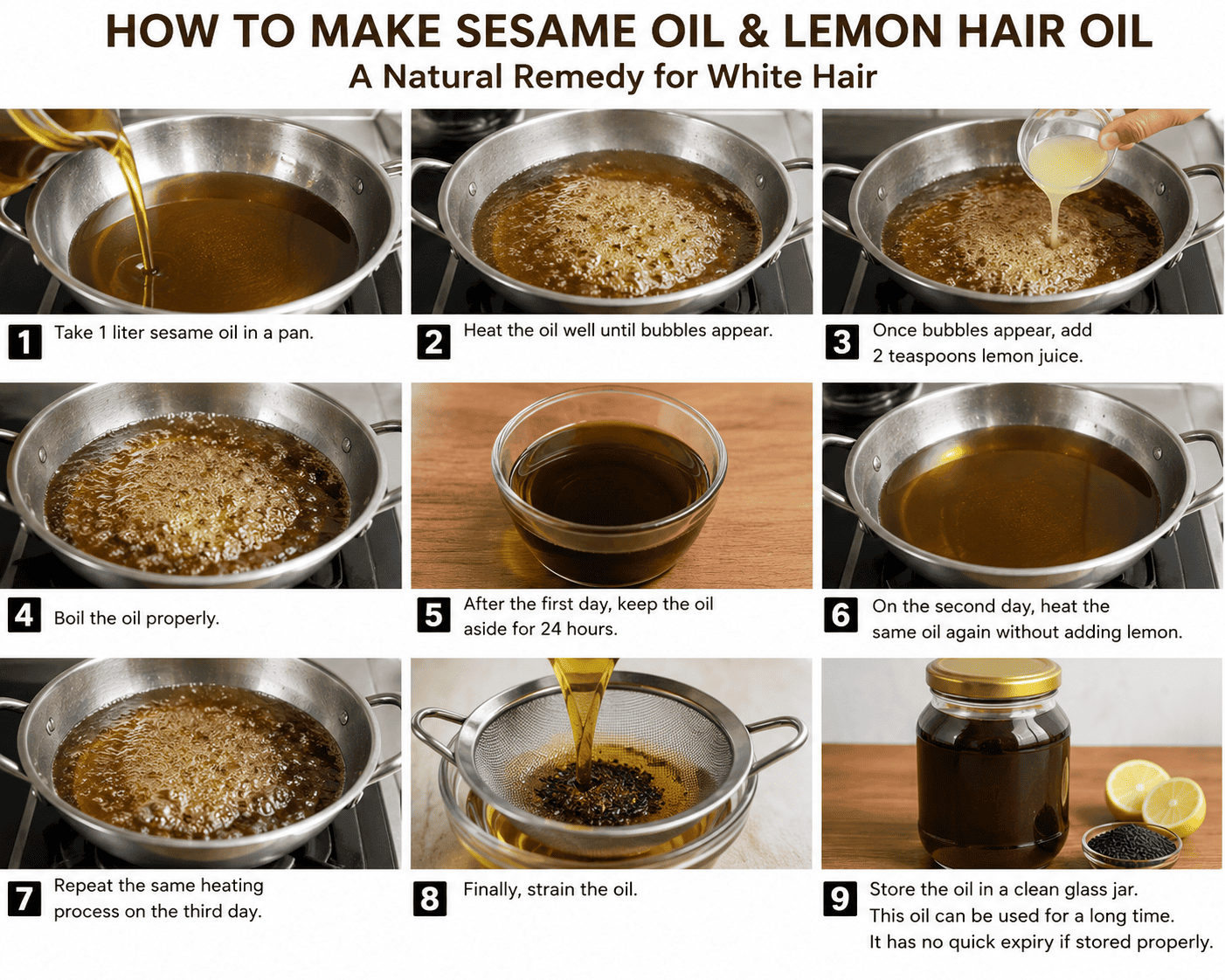 Natural White Hair Remedy how to use