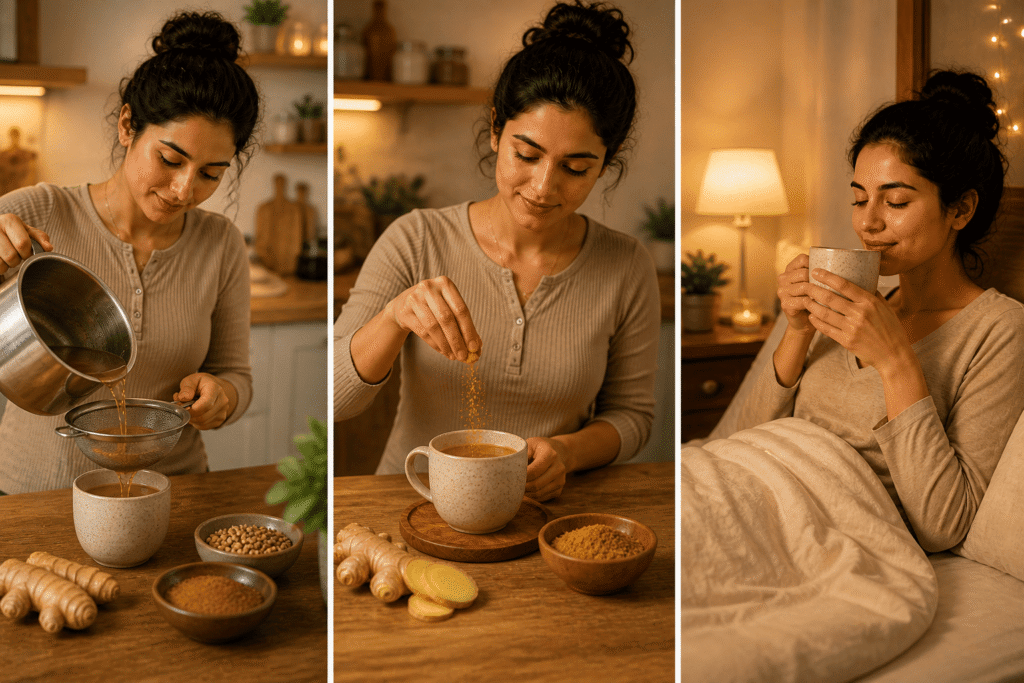 period cycle phases home remedies