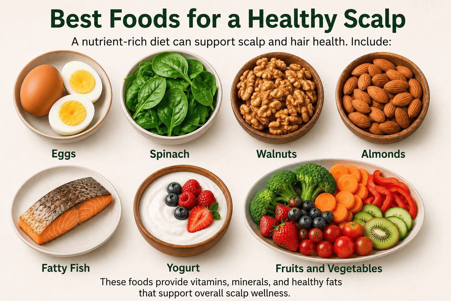 Best Foods for a Healthy Scalp