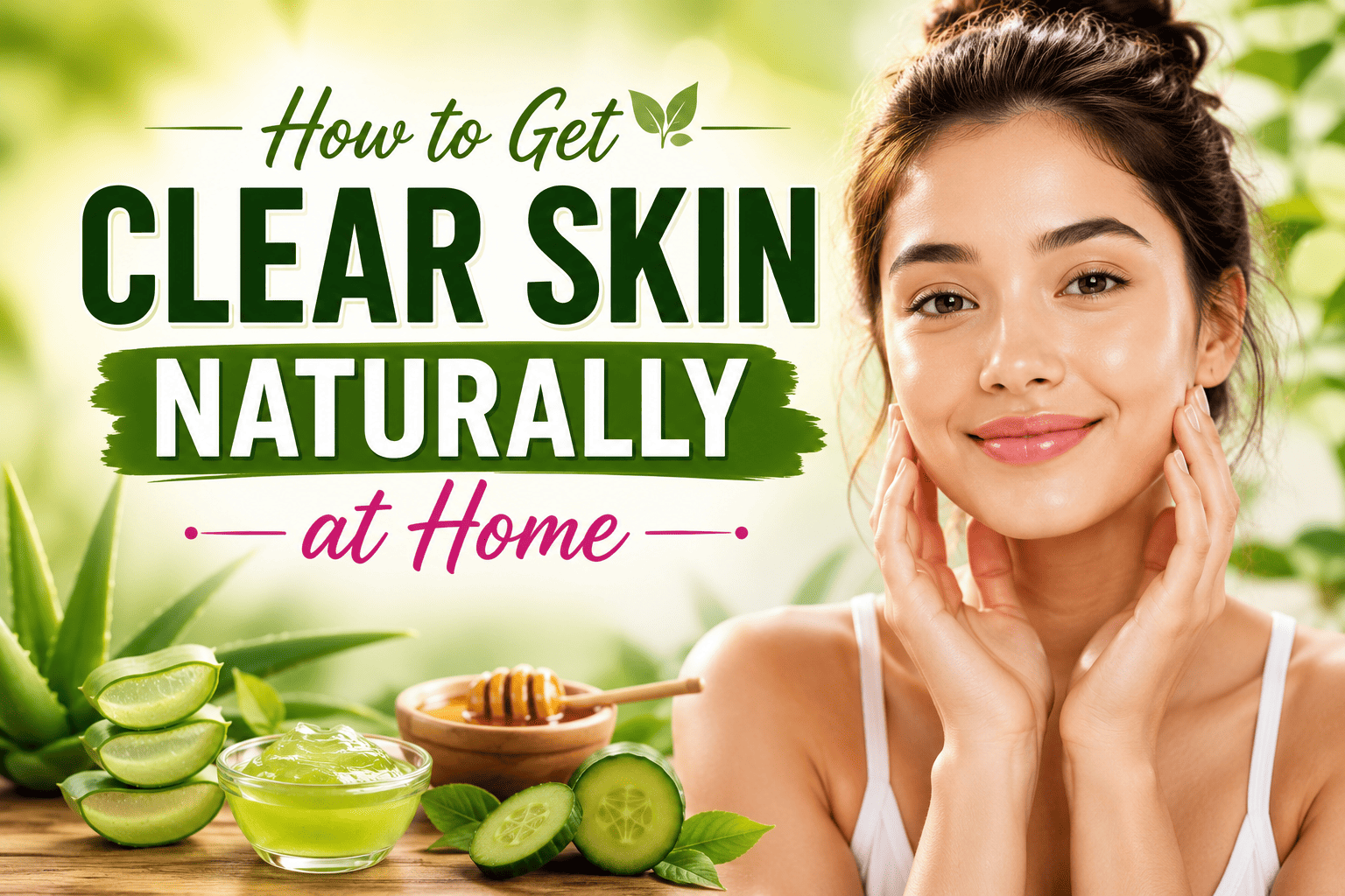 How to Get Clear Skin Naturally at Home