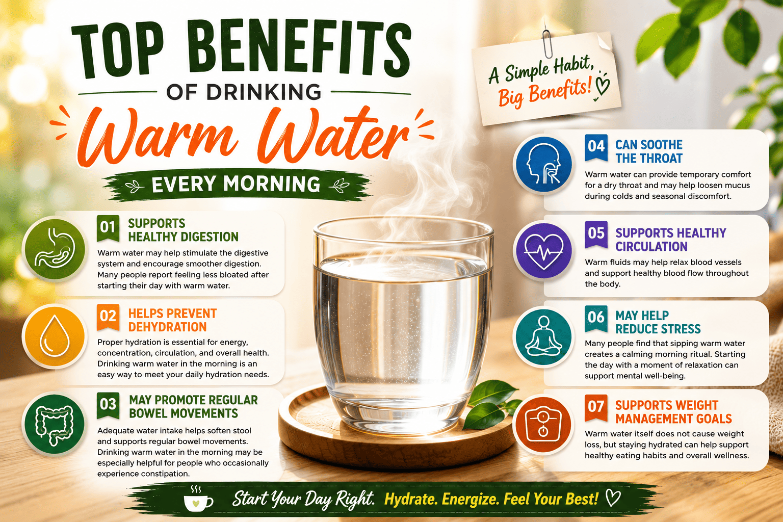 Top Benefits of Drinking Warm Water Every Morning