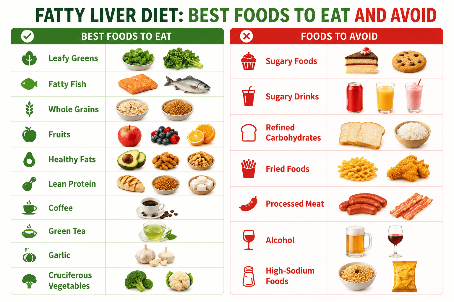 Best Foods to Eat for Fatty Liver