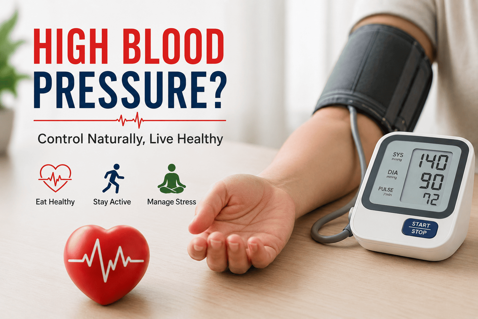 How to Control High Blood Pressure Naturally