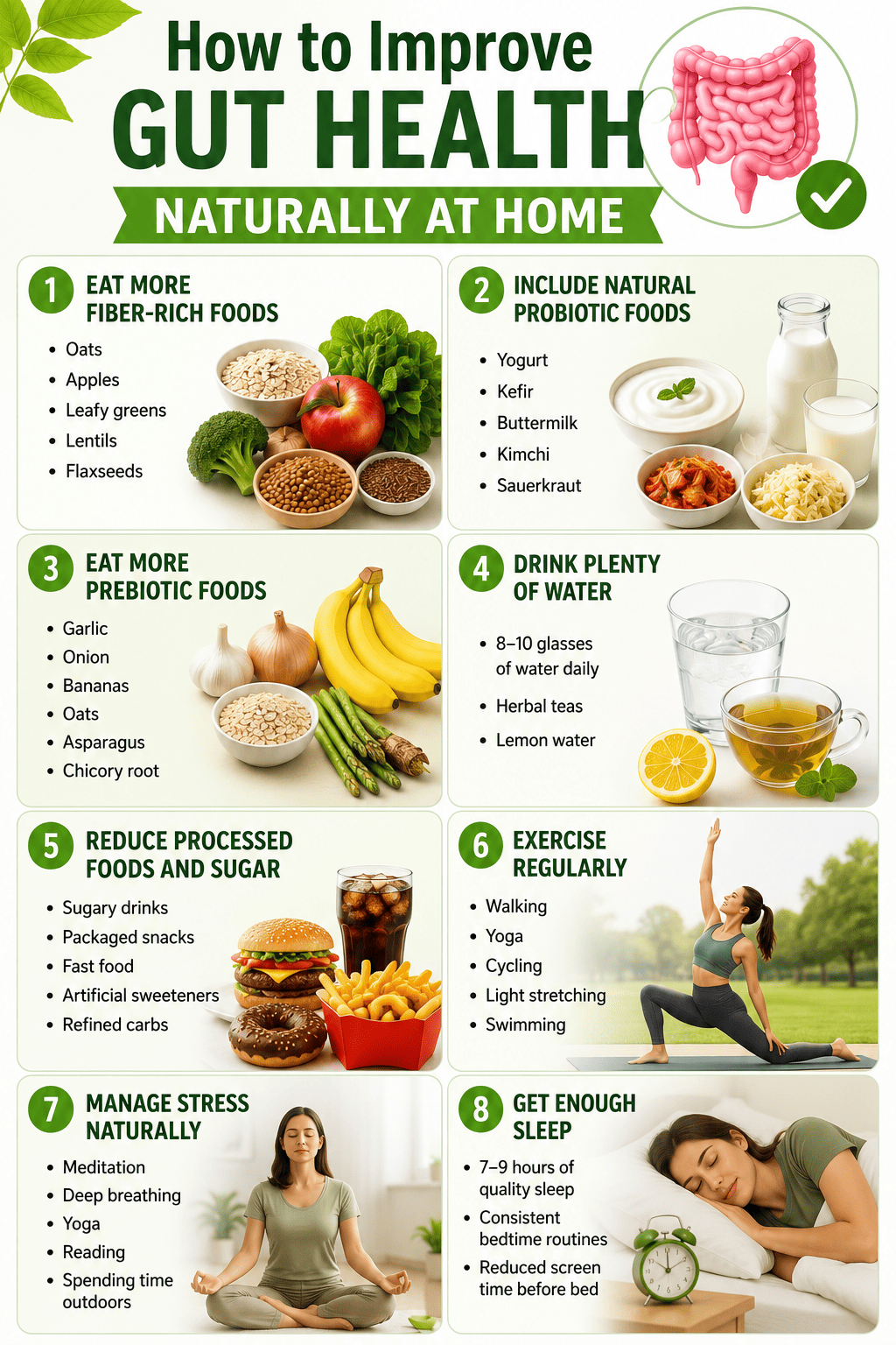 Natural Home Remedies for Better Gut Health