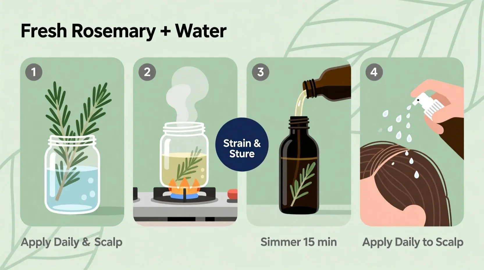 How to Use Rosemary Water for Hair Growth