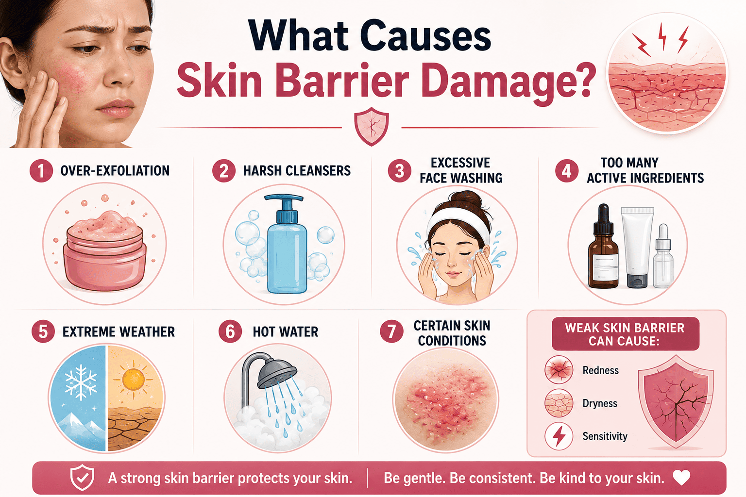 What Causes Skin Barrier Damage