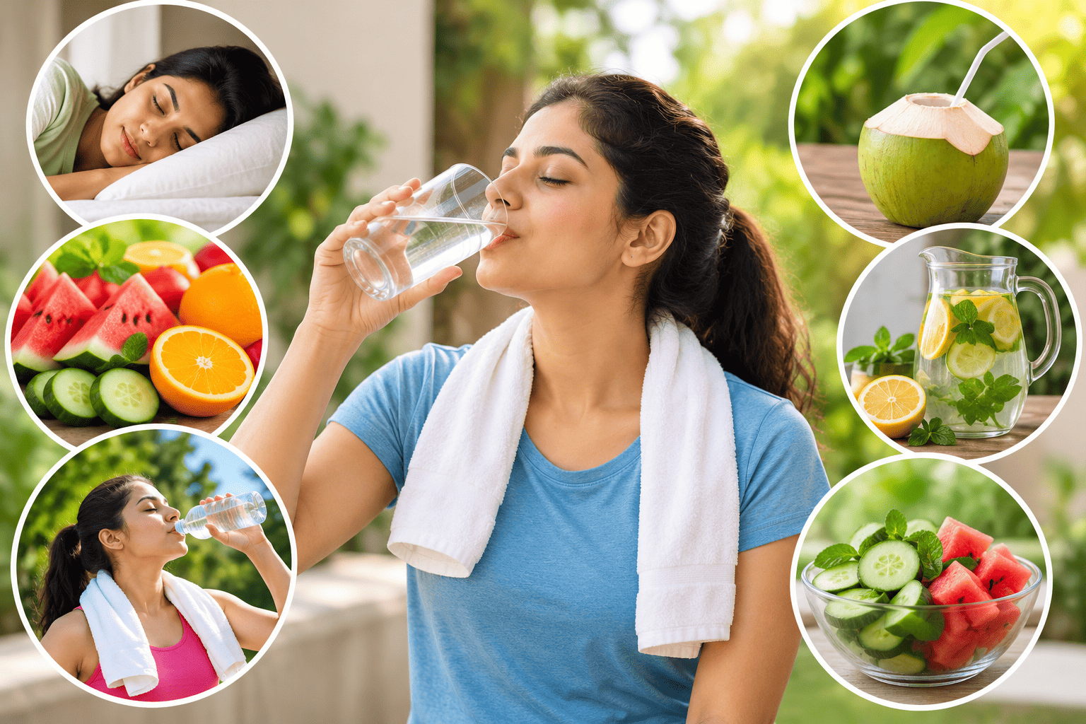 Hydration and Recovery Wellness Collage 1